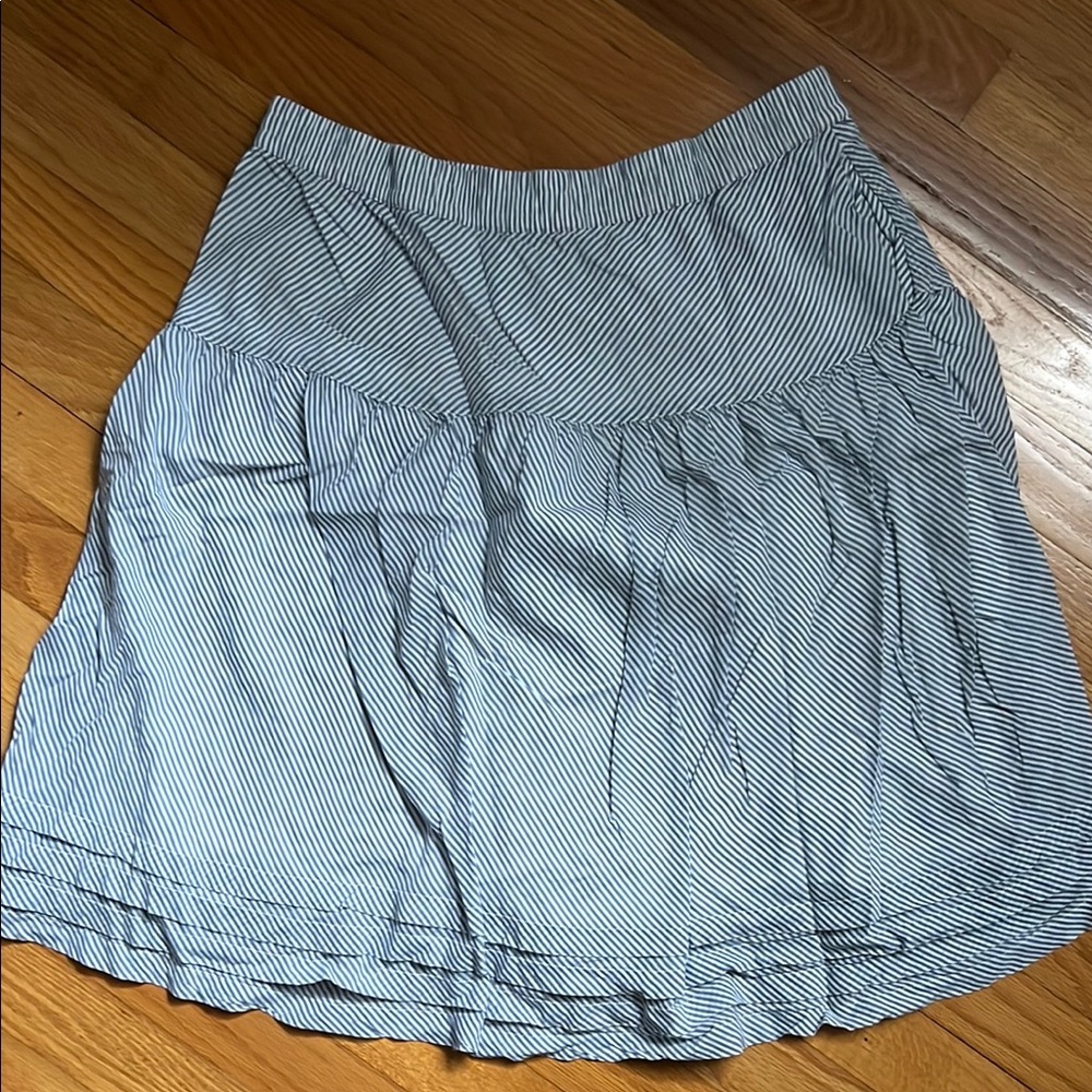 Gap Striped Blue and White Women's Skirt